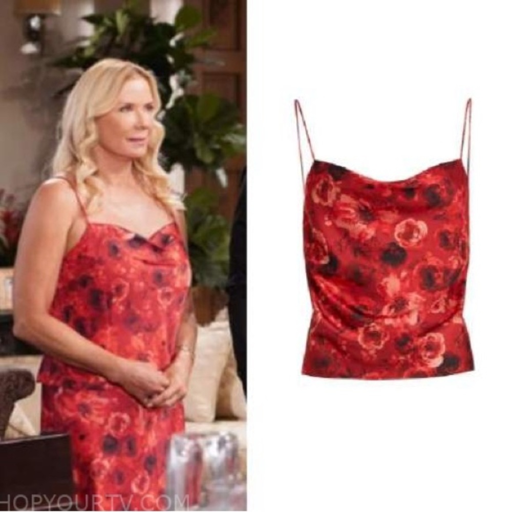 Alice + Olivia Scarlet Floral Camisole